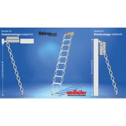 Wellhöfer schuifelladder met voorplaat horizontaal 10