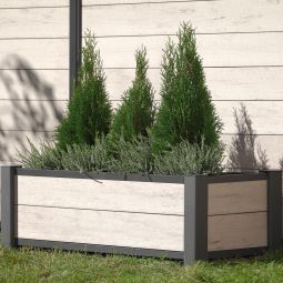 TraumGarten WPC Plantenbak Mandel 129x52x40cm 3