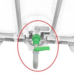 Wellker IBC-kogelsluiter PVC met bescherming 4