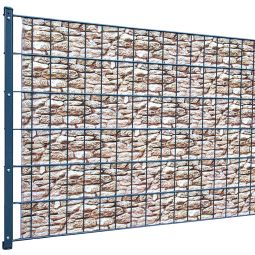 NOOR zichtschermstroken Dubbelstaafmattenhekwerk PVC Steenmuur 3