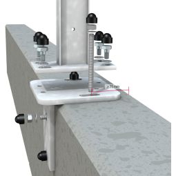 TraumGarten montageadapter voor opschroefbare paaldragers 3
