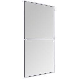 Windhager Insectenscherm Plus raamwerk deur 100x210 cm wit Compleet-deur met glasvezelgaas, sluitveer en traptrede
