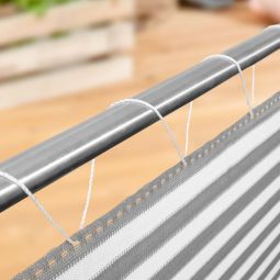 Windhager balkonscherm SYLT grijs wit privacyscherm verschillende formaten, grammatuur 150 g/m², 85% blickdicht