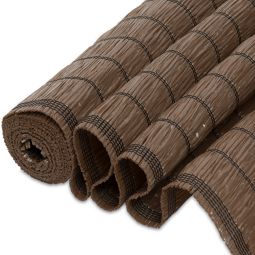 Windhager privacymat Raffia bruin weersbestendige kunststof in geweven bastoptiek