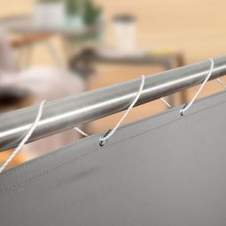 Windhager balkonscherm Malta zilvergrijs 90x500 cm privacyscherm Grammatuur 180 g/m², uit 100% polyester, UV-bestendig