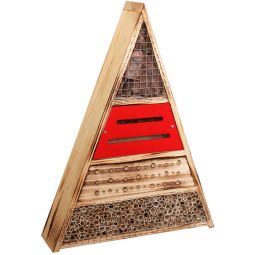 Windhager insectenhotel Trigon insectenhuisje voldoende ruimte voor wilde bijen, gaasvliegen en lieveheersbeestjes