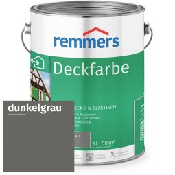 Remmers Deckfarbe donkergrijs Sterke weersbestendigheid, hoge dekkracht, op waterbasis