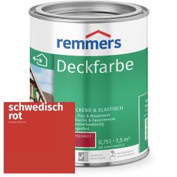Remmers Deckverf zweeds rood Sterke weerbeveiliging, hoge dekkracht, op waterbasis