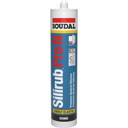 Soudal SILIRUB PRO N Premium silicoonkit 300 ml, verschillende kleuren