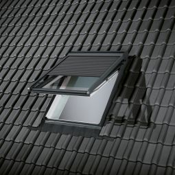 VELUX Solar-Rolluiken SST 0000 Aluminium donkergrijs voor uitstiepramen GTU en GTL
