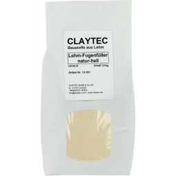 ClayTec Leem-voegvuller natur-LICHT 1,5 kg-zak, droog