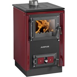 Justus Keukenoven Festbrennstoffherd Rustico 50 2.0 met doorlopende kookplaat