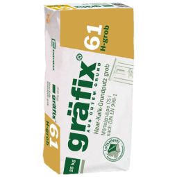 ClayTec gräfix 61 Kalk-Grundpleister HAAR GROF Grondslag voor kalkdunlaagpleister fijn
