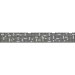 GroJa Steekzaun Designinzet Mesh Aluminium Antraciet DB 703 Gepoedercoat, 179,5x25,5x0,15 cm, zonder adapterlijsten-set