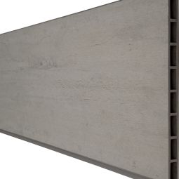 GroJa Solid Grande Premium steekzaun schutting bicolor zand enkelprofiel zichtscherm steekzaun lamellenomheining Aan beide zijden dezelfde uitstraling, veel combinatiemogelijkheden, 180x24x1,9 cm