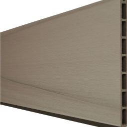 GroJa Solid Grande Premium Steekzaun Schutting Bi-Color coëxtrudeerd Enkelprofiel Zichtscherm Steekzaun Lamellenomheining Aan beide zijden dezelfde uitstraling, veel combinatiemogelijkheden, 180x24x1,9 cm