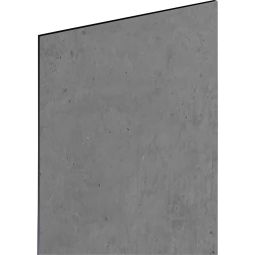 GroJa Premo HPL-steekzaun schutting betongrijs enkelprofiel zichtscherm steekzaun lamellenomheining Onderhoudsarme en robuuste oppervlakte, aan beide zijden dezelfde uitstraling, 45x180x0,8 cm
