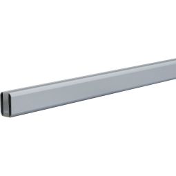 GroJa Premo U-profiel HPL-steekzaun Zilvergrijs 180 cm lang, kleurig perfect afgestemd op de aluminium-palen