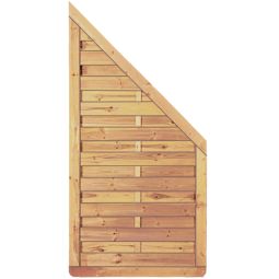 T&J Schutting Avantgarde recht Hoekschutting Zichtschermlatten AVANTGARDE schutting hoek 90x180/90 cm, vacuümgeïmpregneerd, glad geschaafde latten, roestvrijstalen nagels, afgeronde hoeken