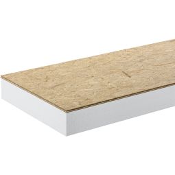 HIRSCH Porozell zolder isoleren Verbundelement uit polystyreen met 12mm osb-platen Dakisolatie Voor beloopbare zolders en efficiënte isolatie, met groef- en verenverbinding
