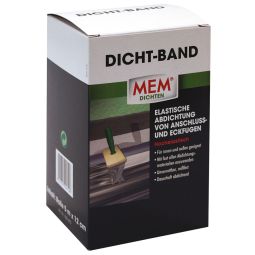 MEM AFDICHTINGSBAND 5 m, voor permanente afdichting van aansluitings- en hoekvoegen