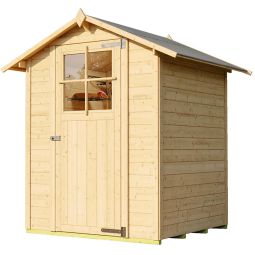weka gereedschapskuur 317 naturel tuinberging verschillende formaten, sparrenhout met wanddikte 19 mm