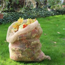 NOOR Jute Bladzakken 3-pack, composteerbaar