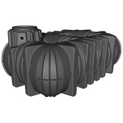 GRAF Flachtank Regenwassertank Platina verschillende tankgroottes