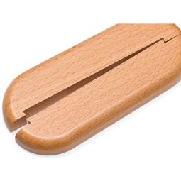 HARO radiatorrozet voor dubbele verwarmingslichamen voor individuele boringen beuken Massief hout, eindverwerkt, 122x57 mm, eenvoudige montage, passend bij houten vloeren