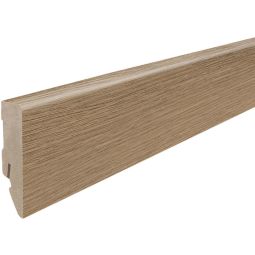 HARO stekplint Cube Chevron eik naturel Plinten 2200x16x58 mm, geflimd, natuurlijke houtlook voor veelzijdig gebruik