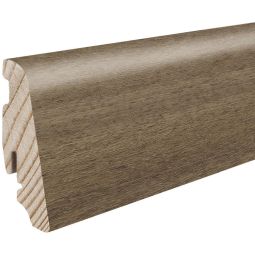 HARO-klikplint DISANO eik Provence chocoladebruin vochtbescherming plinten Waterdichte steekplint, 2200x19x58 mm - ideaal voor vochtige ruimten en DISANO-vloeren