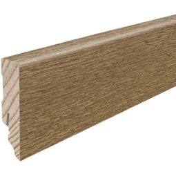HARO Stekplint Cube Eik Vintagebruin Plinten Slijtvast, opvallende matte houtstructuur, afmetingen 16x58 mm, 2,2 m