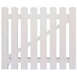 T&J tuinpoort voortuin hek LIGHTLINE wit Witte voortuin deur of dubbele poort uit raamkunststof, weerbestendig, met accessoires – voor stijlvolle en duurzame tuinoplossingen