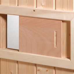 weka Afvoerregelaar voor sauna voor afvoerregeling uit sparrenhout optimale luchtcirculatie