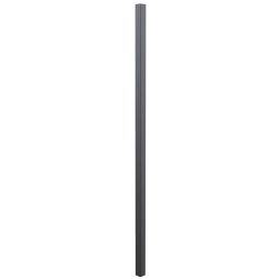 Alberts schuttingpalen voor schuttingvelden Chaussee en Circle antraciet Aluminium, antraciet RAL 7016, voor te betonneren, 5,1x5,1 cm paaldikte