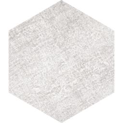 Wellker Tegels Chiquimula Fabric Silver geglazuurd mat Afgeronde rand 21,5x25 cm Dikte 9 mm Geschikt voor vloerverwarming
