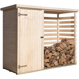 weka brandhoutrek 663 kaminholzrek 140x90cm, incl. gereedschapskamer