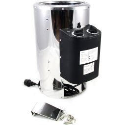 Karibu Saunaofen 3,6 kW Plug&Play geïntegreerde besturing inclusief 18 kg Diabassteenslag
