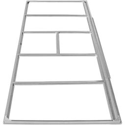 tepro Metaal-Onderconstructie Pent Roof 8x4 nieuw Stabiele basis voor tuinberging met pultdak, 113,2x252x5 cm, optimaliseert de oprichting van het gebouw zonder betonvoet