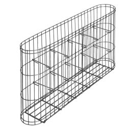 bellissa Steenkorf Leonardo Steengabionen voor vrije opstelling, afmetingen (LxBxH) 600x100x300mm, staafdikte 2/2mm, maaswijdte 25x100mm