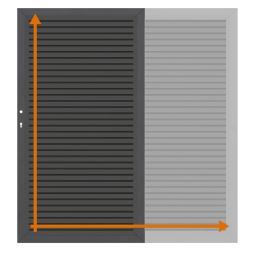 TraumGarten Afzonderlijke poort op maat Schutting SYSTEEM NEO PLATINUM Antraciet Op maat gemaakte houtcomposiet-poort met aluminium frame, 150x20 mm latten, onderhoudsarm, weersbestendig, variabele afmeting en framekleur