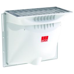 ACO Therm® lichtschacht compleet-set 600 mm diepte streckmetaalrooster begaanbaar Lichtkoker, rooster & montageplaatsingset