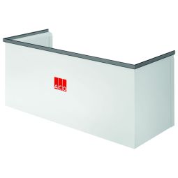ACO Therm® Aufstockelement voor lichtschachten vaste bouw hoogte 425 mm wit pvc, verschillende maten