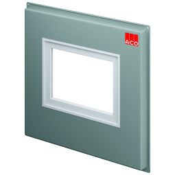 ACO Therm Block lichtscachtafdekking waterdichte montage met kozijn voor kunststof lichtschachten Veilige, drukkrachtig waterdichte basisoplossing voor lichtschachtinstallatie, verschillende afmetingen en diktes