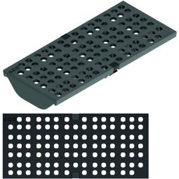 ACO Drainlock afdekkingsrooster Freestyle Square uit gietijzer, geschikt voor Multiline en XtraDrain dakgoten