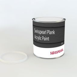 Swisspearl ehem. Cembrit Plank Acrylverf 0,5L CP280 Tot verzegeling van snijkanten vóór montage, zijdegrijs