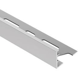 Schlüter-SCHIENE AE afwerkingsprofiel aluminium geanodiseerd Decoratieve vloerrandsokkel met voegbrug in twee lengten