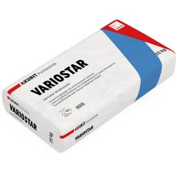 AKURIT VS Variostar gestructureerde pleister voor binnen en buiten, wit Korrelgrootte 1 mm, 25 kg zak, verdere kleuren op aanvraag