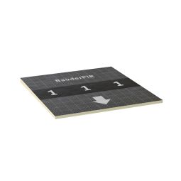 Bauder PIR FA hellingsschuim WLS 023 1200x1200 mm helling 2% Efficiënte warmte- en hellingsschuim voor dakopbouwen