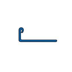 BLANKE tegelprofiel RVS geborsteld 10mm Lengte 2,5m, decoratief afwerkingsprofiel voor tegels